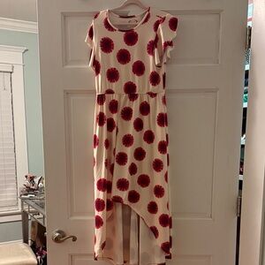 Joyfolie Red and White Dress